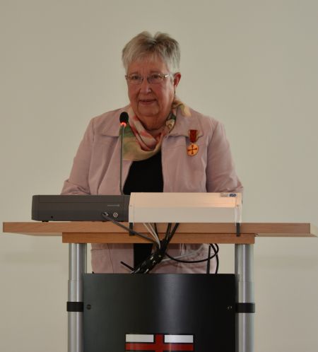 Rita Schmidt bei der Verleihung der Medallie des Bundesverdienstkreuzes Rita Schmidt bei der Verleihung der Medallie des Bundesverdienstkreuzes